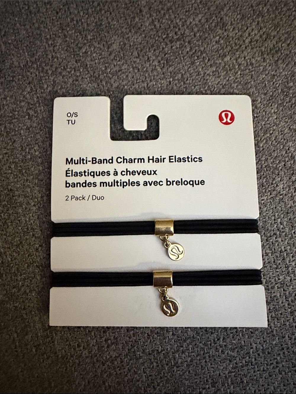 Lululemon Multi-band charm hair elastics- 2 pack